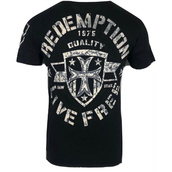 ARCHAIC AFFLICTION Mens T-Shirt MIDKNIGHT Premium - Picture 3 of 8